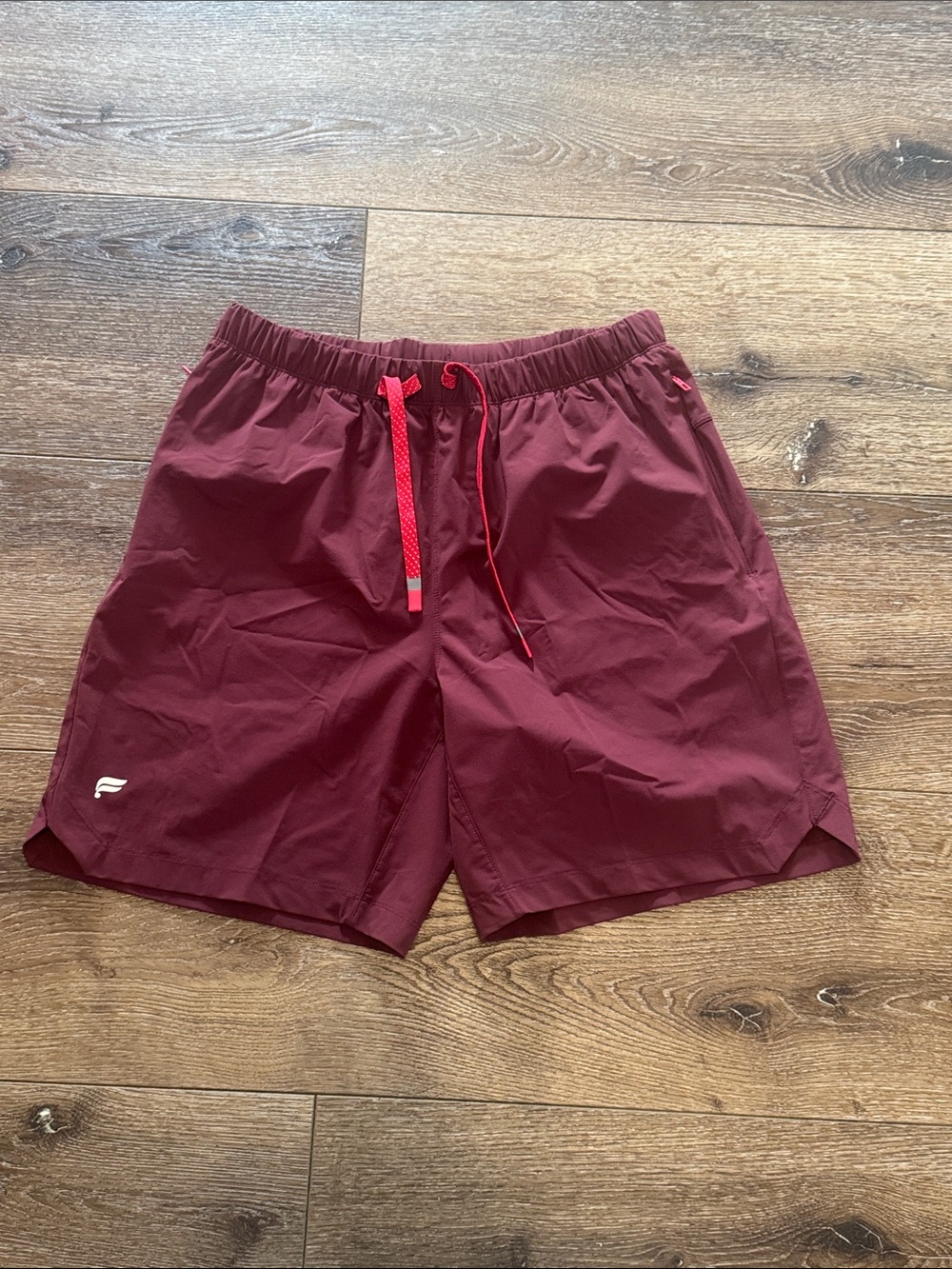 Fabletics burgundy shorts medium